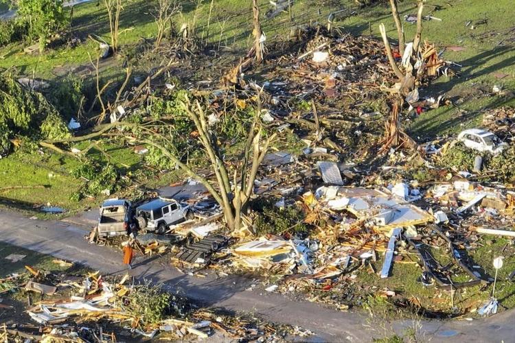 Second tornado in 5 weeks damages Oklahoma town and causes 1 death as powerful storms hit central US