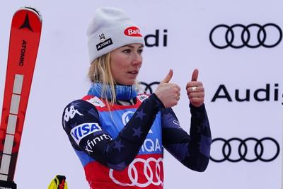 Shiffrin must wait for record win 86 but takes slalom title