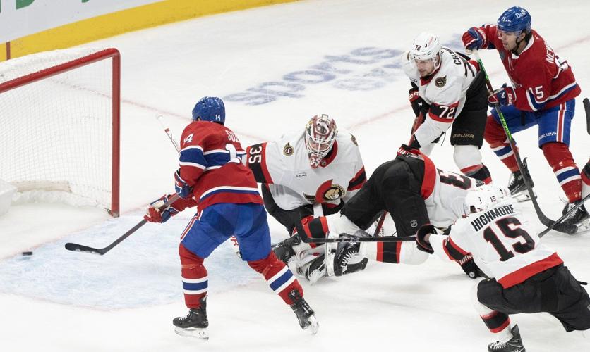 Canadiens snap Senators' six-game winning streak with 6-3 victory