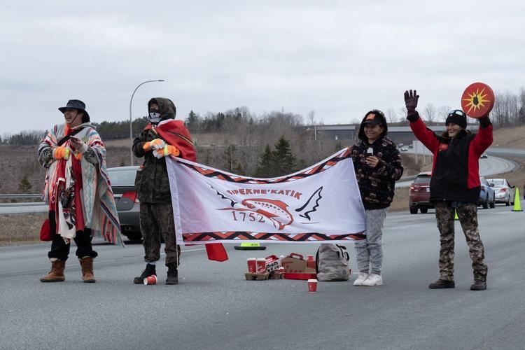 First Nation protest over cannabis crackdown blocks highways in Nova Scotia