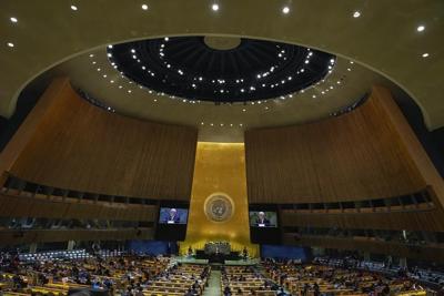 Leader of Palestinian Authority denounces Israeli Gaza offensive at UN, insists: 'We will not leave'