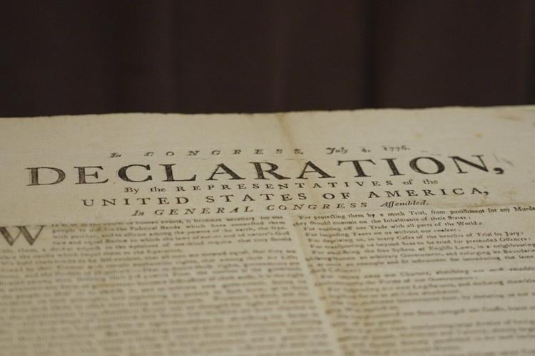 Rare copy of Declaration of Independence found by UK ��ɫtv Archives in papers of captured US ship