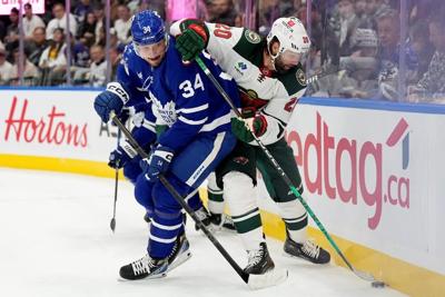 Auston Matthews records second straight hat trick, Maple Leafs whip Wild 7-4