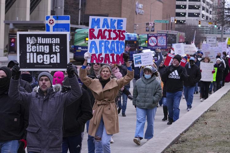 Thousands protest Trump administration policies in cities across the US