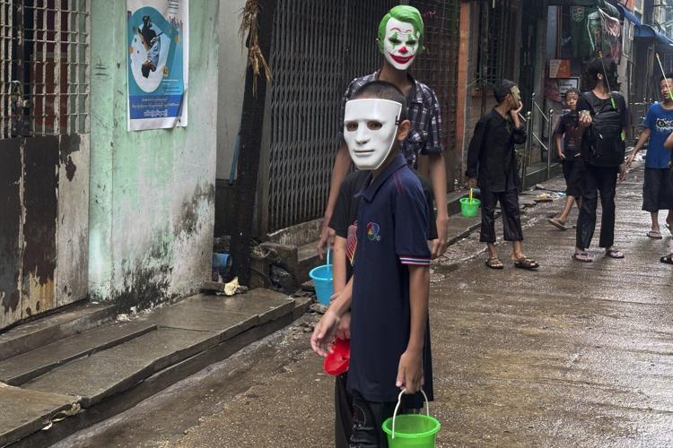 Southeast Asia water festivals begin, but earthquake recovery blunts Myanmar's celebrations