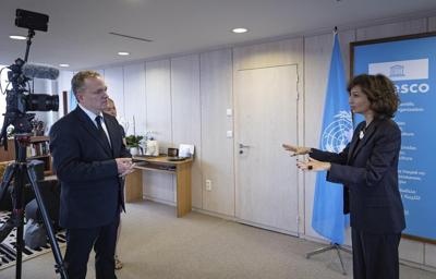UNESCO chief urges tougher regulation of social media