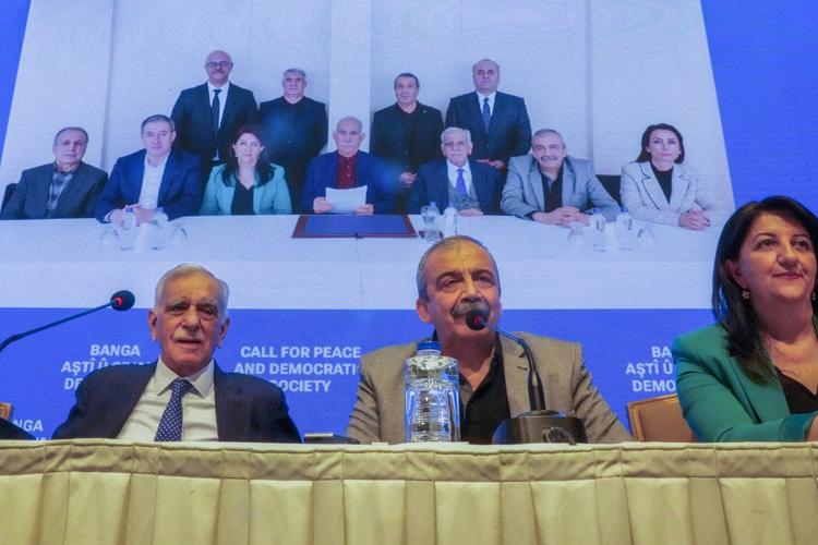 Kurdish leader Ocalan issues message from prison, urging PKK to disarm to make peace with Turkey