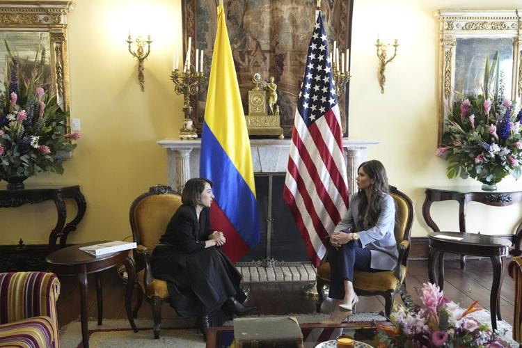 US Homeland Security Secretary Noem visits Colombia to discuss immigration and crime