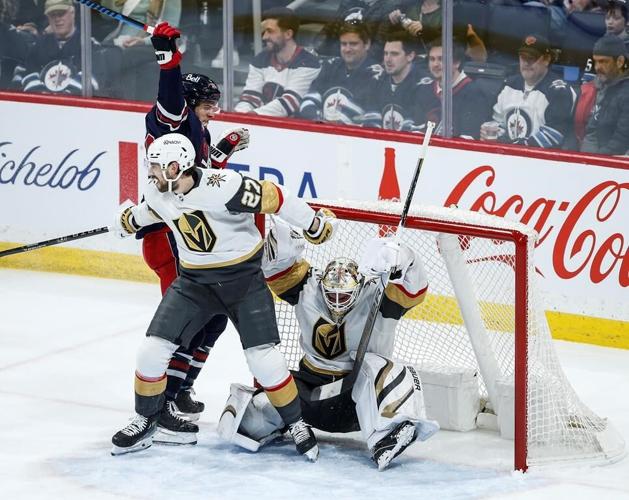 Barbashev helps Knights beat skidding Jets 4-1