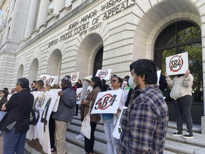 Texas asks court to decide if the state's migrant arrest law went too far