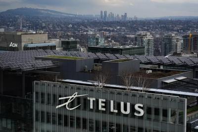 Telus affiche un profit en baisse, mais des revenus en hausse, pour son 4e trimestre