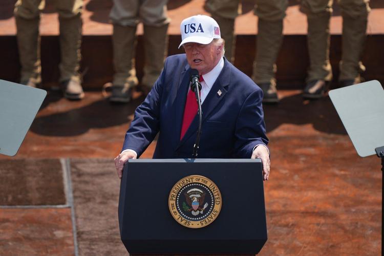 Trump visits newly built Theodore Roosevelt Presidential Library in North Dakota's Badlands