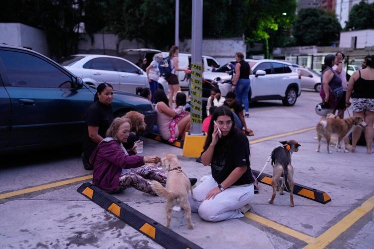 Back-to-back powerful earthquakes slam Venezuela, collapsing buildings in the capital of Caracas