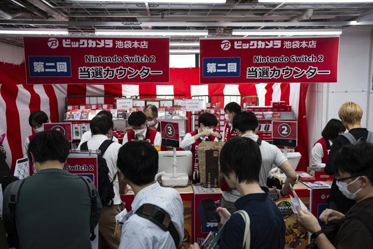 Fans around the world queue up in long lines for the highly anticipated Nintendo Switch 2 launch