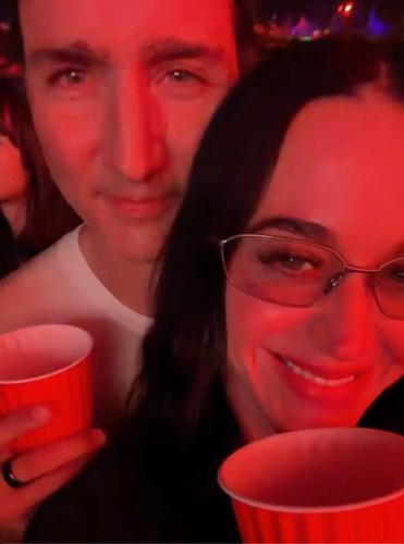 Katy Perry shares photos of Justin Trudeau at Coachella