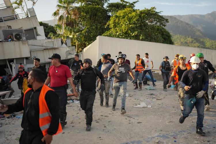Venezuelans search more earthquake ruins as aftershock rattles rescuers in disaster zone