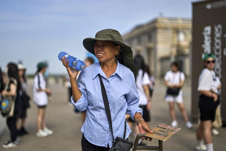Parts of Europe burn as millions are facing record heat
