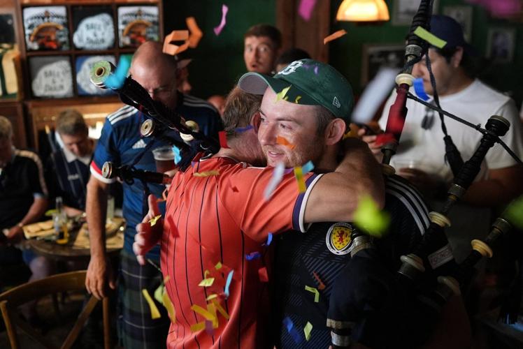 Scotland’s Tartan Army brings World Cup party from Boston to Miami, in photos