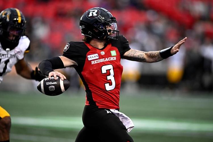 Ward's late field goal lifts Redblacks past winless Tiger-Cats 24-22