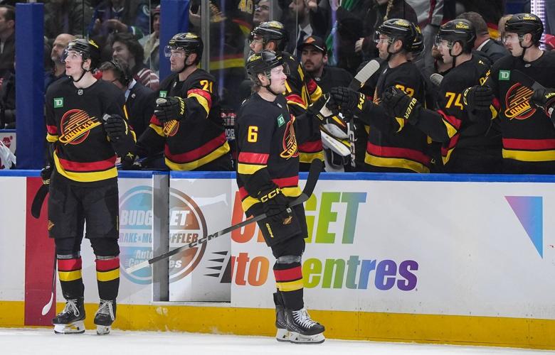 Canucks snap skid as veterans respond to coach Adam Foote's call out team