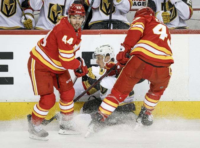 Backlund scores twice, Calgary Flames beat Vegas Golden Knights 6-3