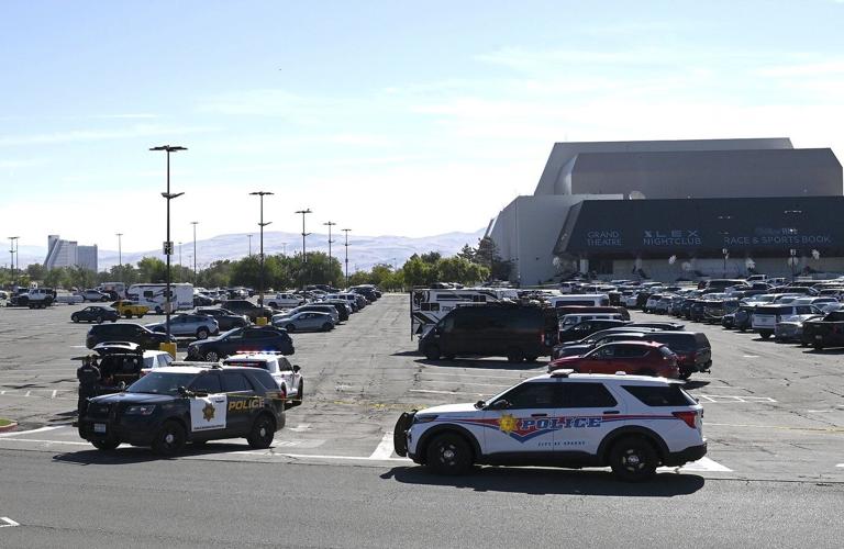 Gunman shot by officers after killing 3 people outside a Reno casino has died, police say