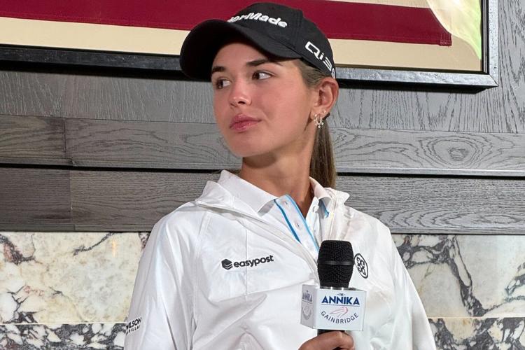 President Trump's granddaughter, Kai Trump, has brought buzz to an LPGA tournament