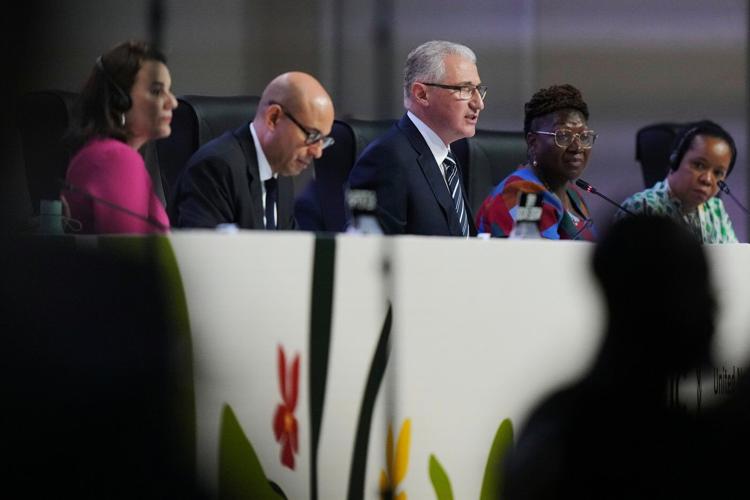 UN climate talks start with a call for faster action but the US is absent