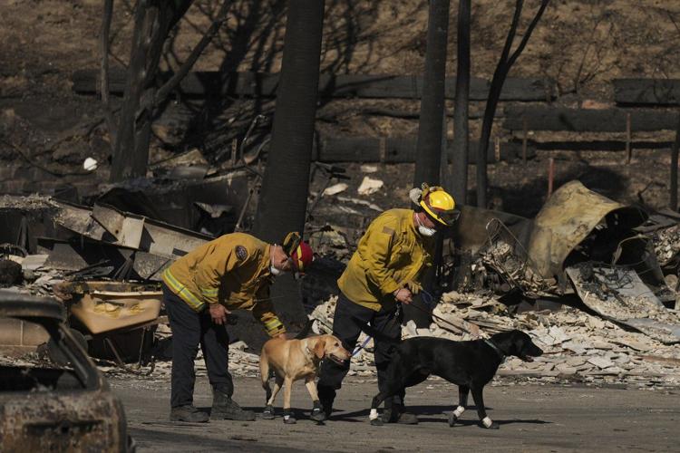 Winds, arsonists complicate fight against LA-area wildfires as crews report progress