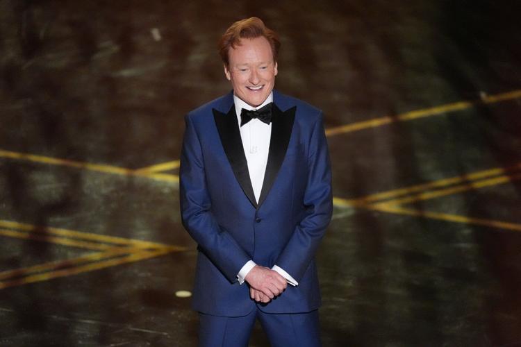 Conan O'Brien hosts the 2026 Oscars, taking opening shots at AI and Chalamet