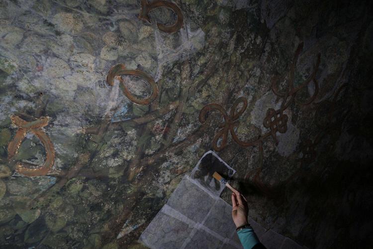 Olympic visitors to Milan get a rare chance to glimpse restoration of a long-hidden Leonardo gem