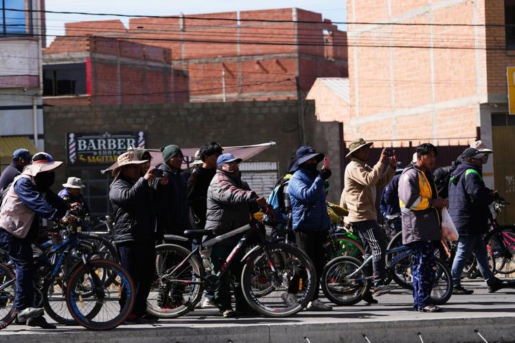 Bolivia’s president declares a state of emergency as road blockades choke supplies