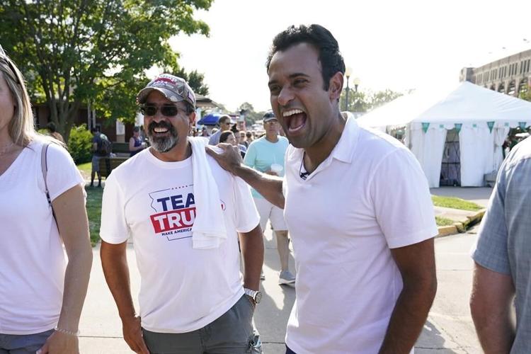 How Vivek Ramaswamy is pushing - delicately - to win over Trump supporters
