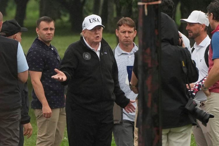 Trump says his renovation plans for a golf course will have Washington hosting a 'major' tournament