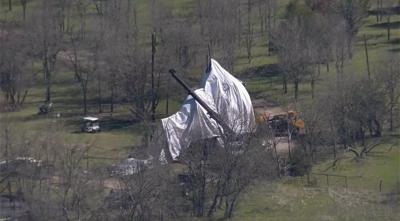 US surveillance balloon breaks free near Texas border and travels to Dallas area before crashing