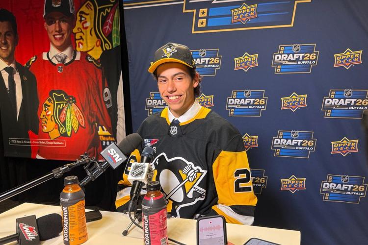 'I was pretty stressed': Pittsburgh Penguins keep Ruck twins together at NHL draft