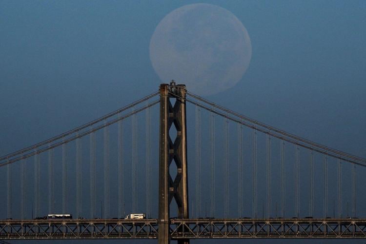 Photos of October's supermoon: A stunning start to a trio of celestial events