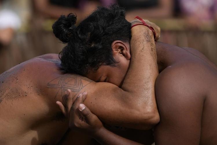 Indigenous competitors celebrate culture and sport in Brazil
