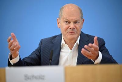 Germany's Scholz confident of turning round his struggling party's fortunes in run for a 2nd term