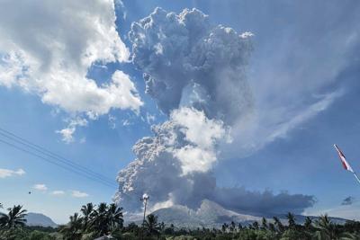 Indonesia's Mount Lewotobi Laki Laki volcano erupts, sending ash cloud 11 miles in the air