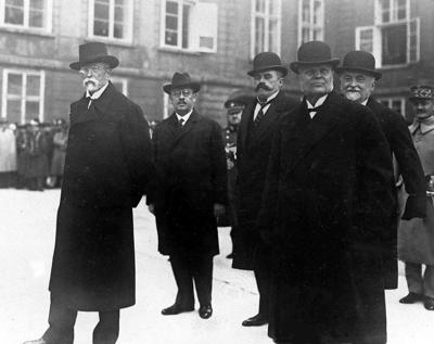 A mysterious envelope from Czechoslovakia's founding father has been found