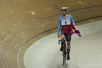 Canada's Dylan Bibic claims world track cycling gold at 2024 Olympic venue