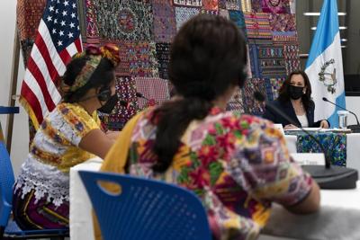 Presented with rise in border crossings, Harris chose a long-term approach to the problem