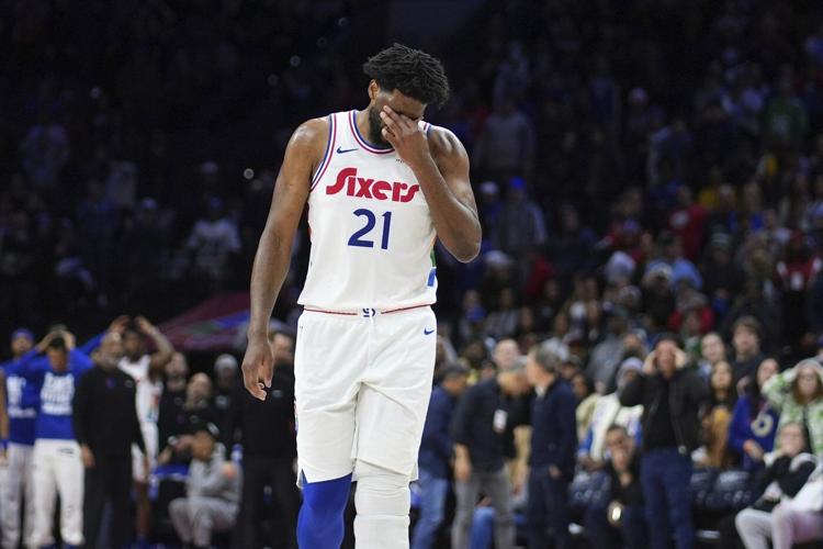 Joel Embiid will miss the rest of the season for treatment and rehabilitation of his left knee