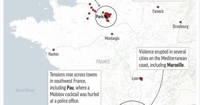 Grandmother of French teen shot dead by police officer pleads with ...