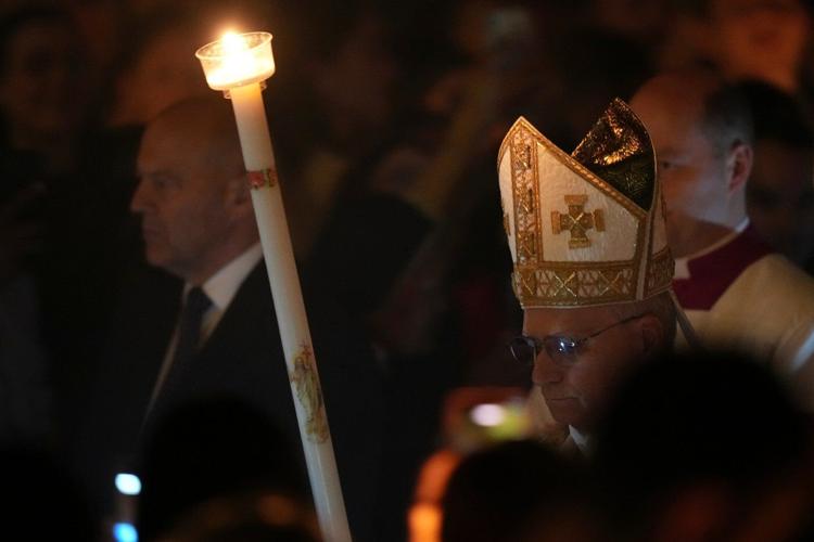 Pope Leo XIV celebrates first Easter vigil, calls for harmony and peace in a world torn by war