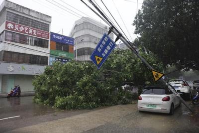 Classes are canceled and public transport is halted as Typhoon Talim slams into southern China