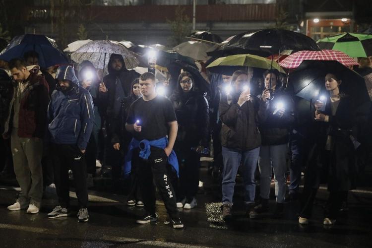 Protesters demanding greater accountability march in North Macedonia over deadly nightclub fire