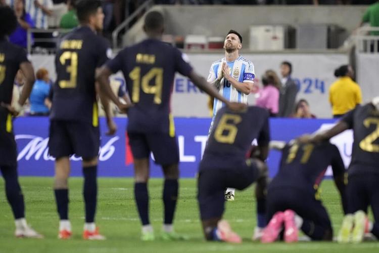 Argentina in Copa America semifinals, beats Ecuador on penalty kicks