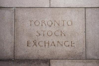 S&P/TSX composite down more than 75 points, while U.S. stock markets also lower